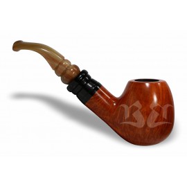 Cachimbo Bertoldi Maestro Briar Âmbar 9mm Peça Única